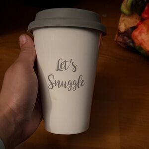 Mixit Gray and White Snuggle Mug